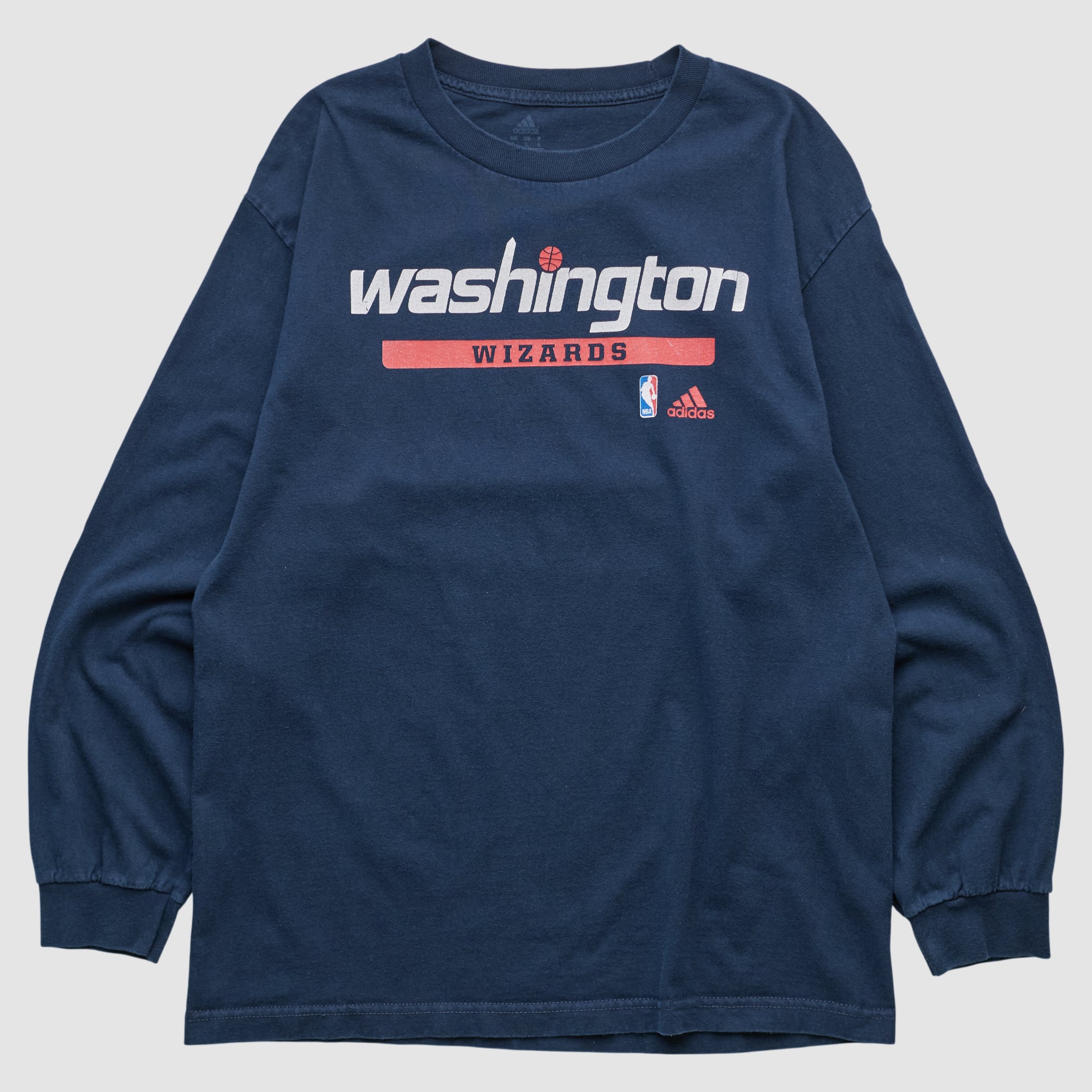 Washington Wizards Adidas 2010s Long Sleeve T-shirt - Navy - S by Fanatics Real Vintage