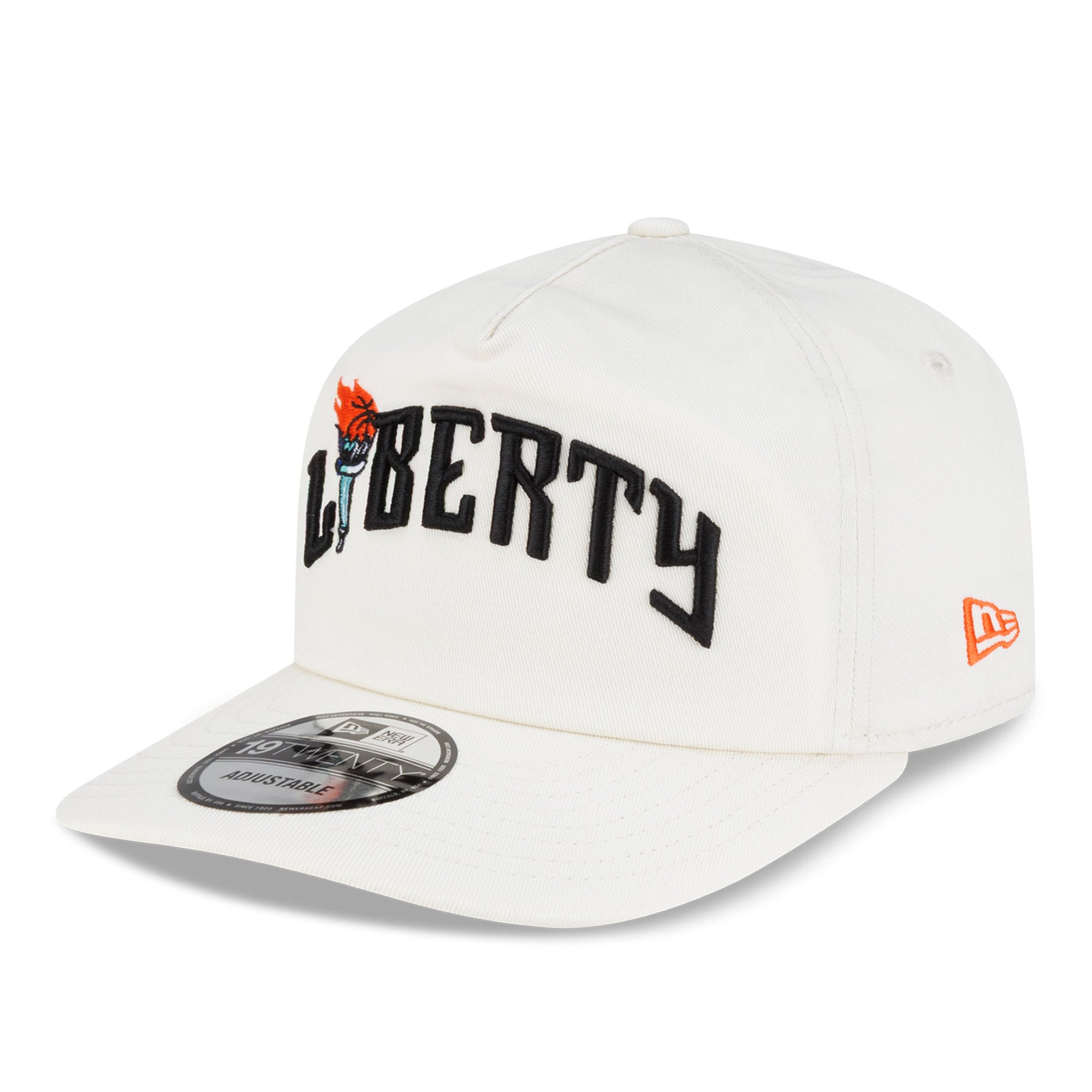 Men's New Era White New York Liberty Court Origins 19TWENTY Adjustable Hat