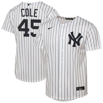Youth Nike Gerrit Cole White New York Yankees Home Replica Jersey