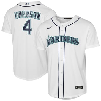 Youth Nike Colt Emerson White Seattle Mariners Home Replica Jersey