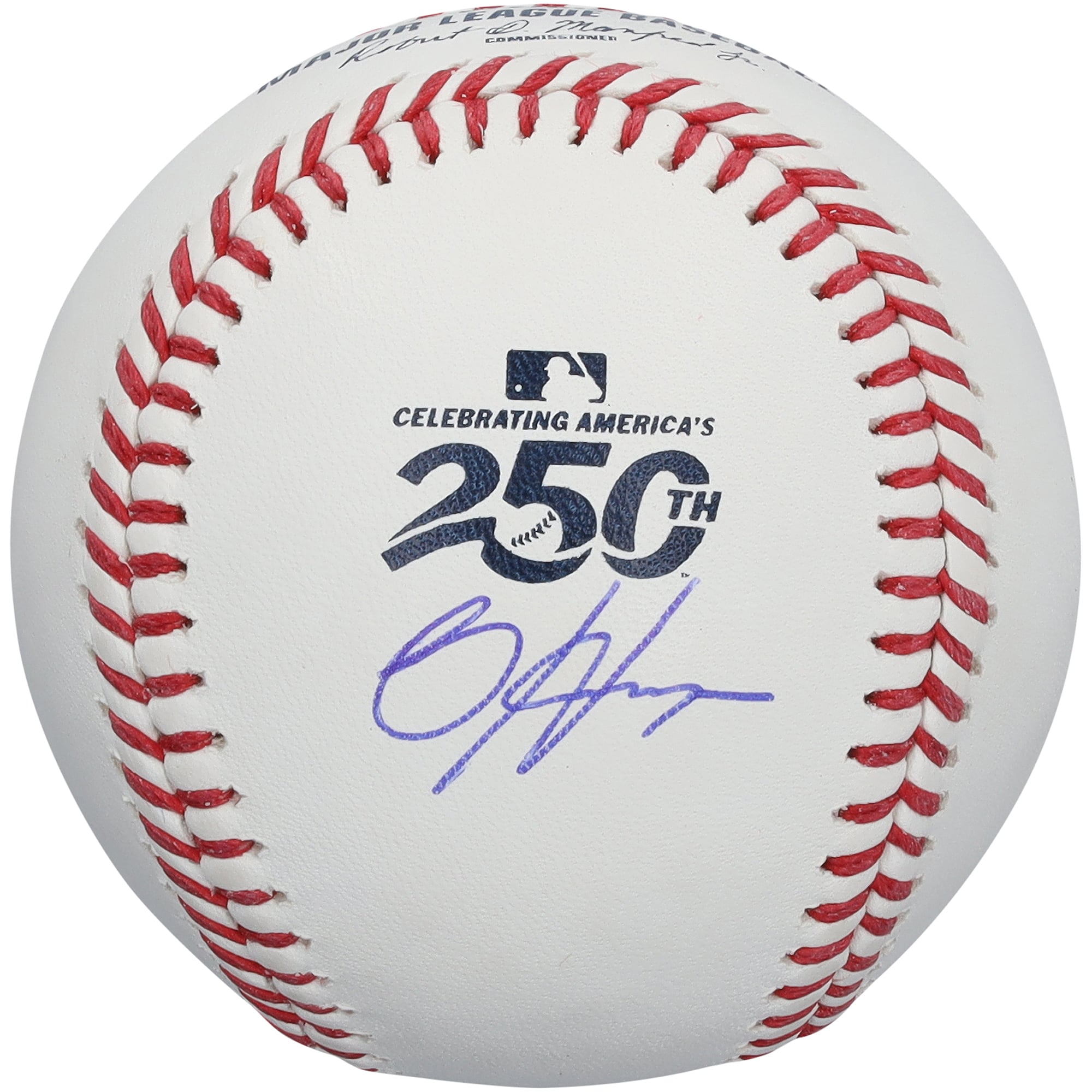 Bryce Harper Philadelphia Phillies Autographed USA 250th Logo Baseball