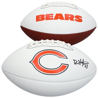 Devin Hester Chicago Bears Autographed Franklin White Panel Football