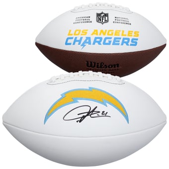 LaDainian Tomlinson Los Angeles Chargers Autographed Wilson White Panel Football