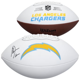 Antonio Gates Los Angeles Chargers Autographed Wilson White Panel Football