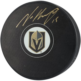 Noah Hanifin Vegas Golden Knights Autographed Hockey Puck