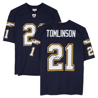 LaDainian Tomlinson Los Angeles Chargers Autographed Navy Mitchell & Ness 2006 Replica Jersey