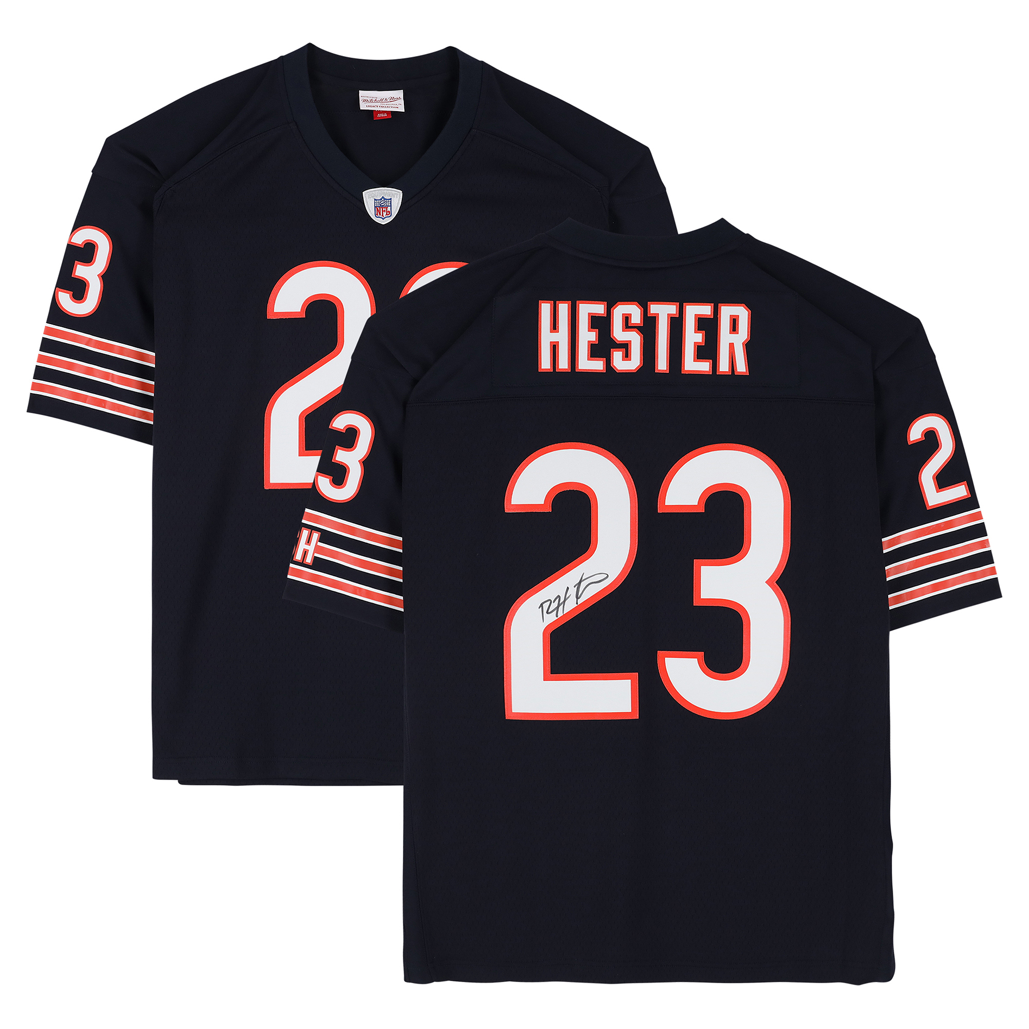 Devin Hester Chicago Bears Autographed Navy Mitchell & Ness 2006 Replica Jersey
