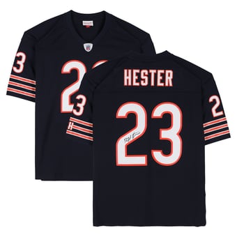 Devin Hester Chicago Bears Autographed Navy Mitchell & Ness 2006 Replica Jersey
