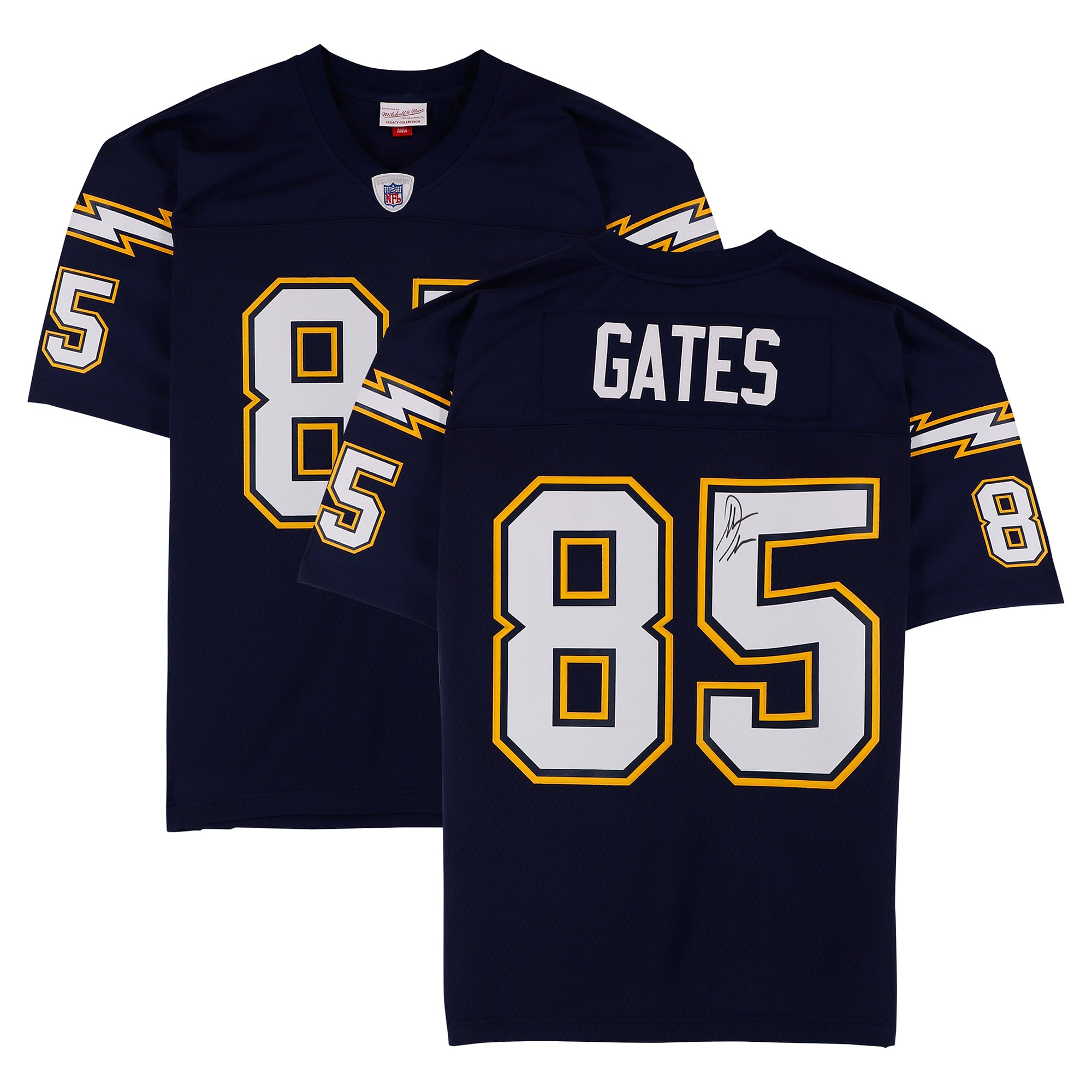 Antonio Gates San Diego Chargers Autographed Navy Mitchell & Ness 2006 Replica Jersey