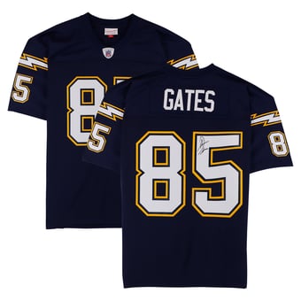 Antonio Gates San Diego Chargers Autographed Navy Mitchell & Ness 2006 Replica Jersey