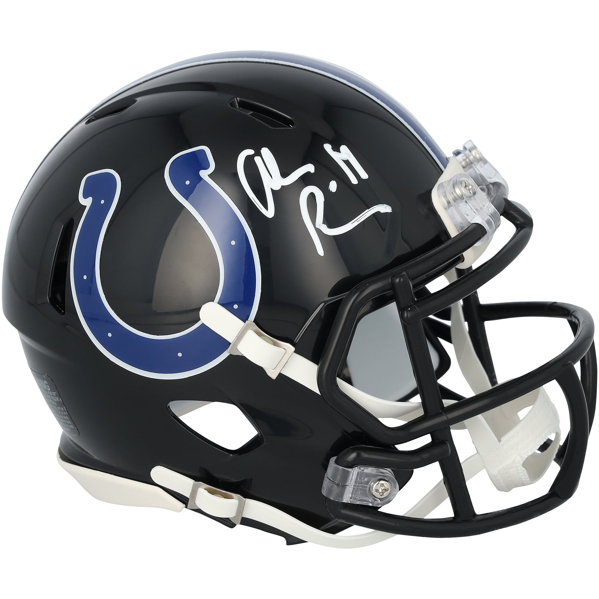 Alec Pierce Indianapolis Colts Autographed Riddell 2023 Alternate Speed Mini Helmet