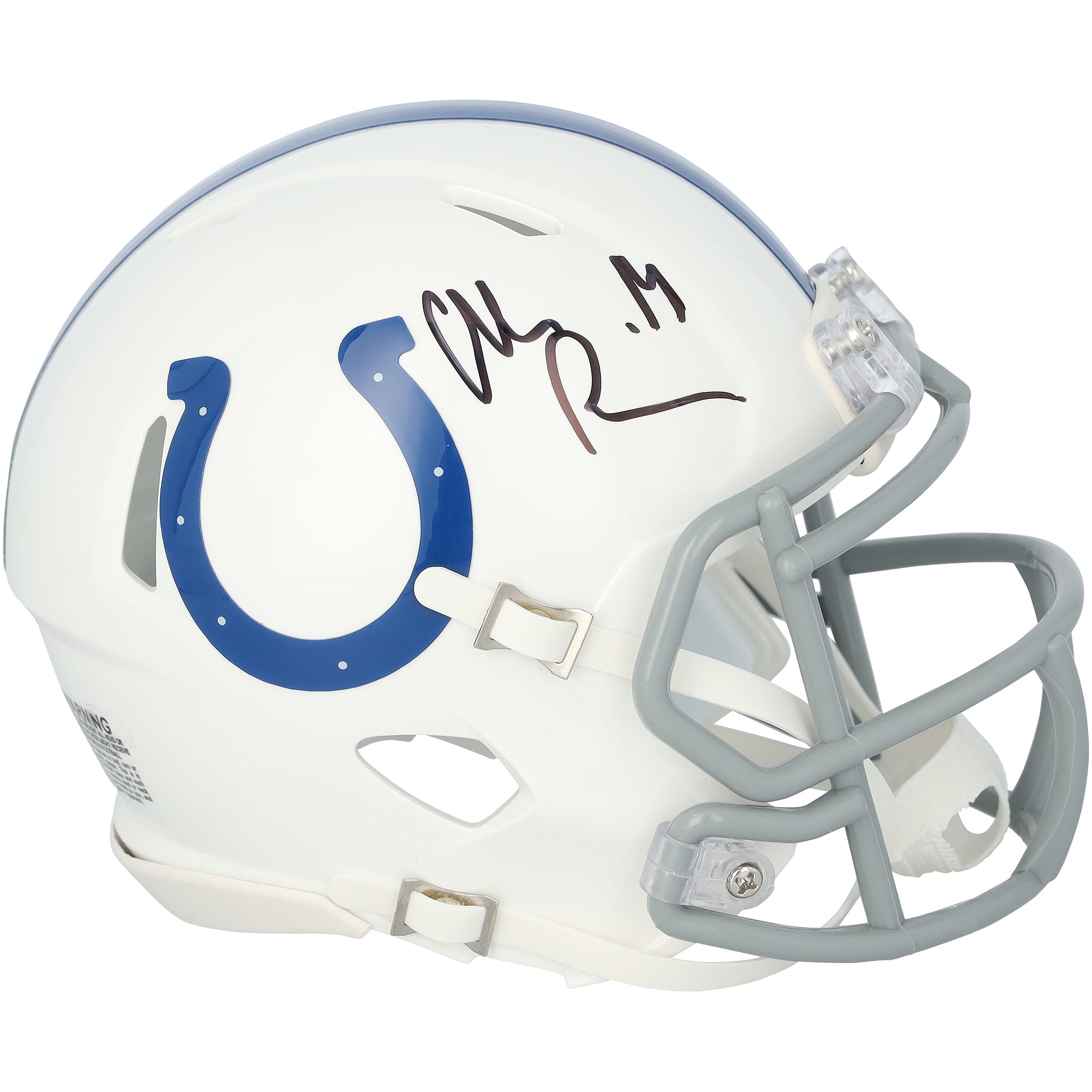 Alec Pierce Indianapolis Colts Autographed Riddell Speed Mini Helmet