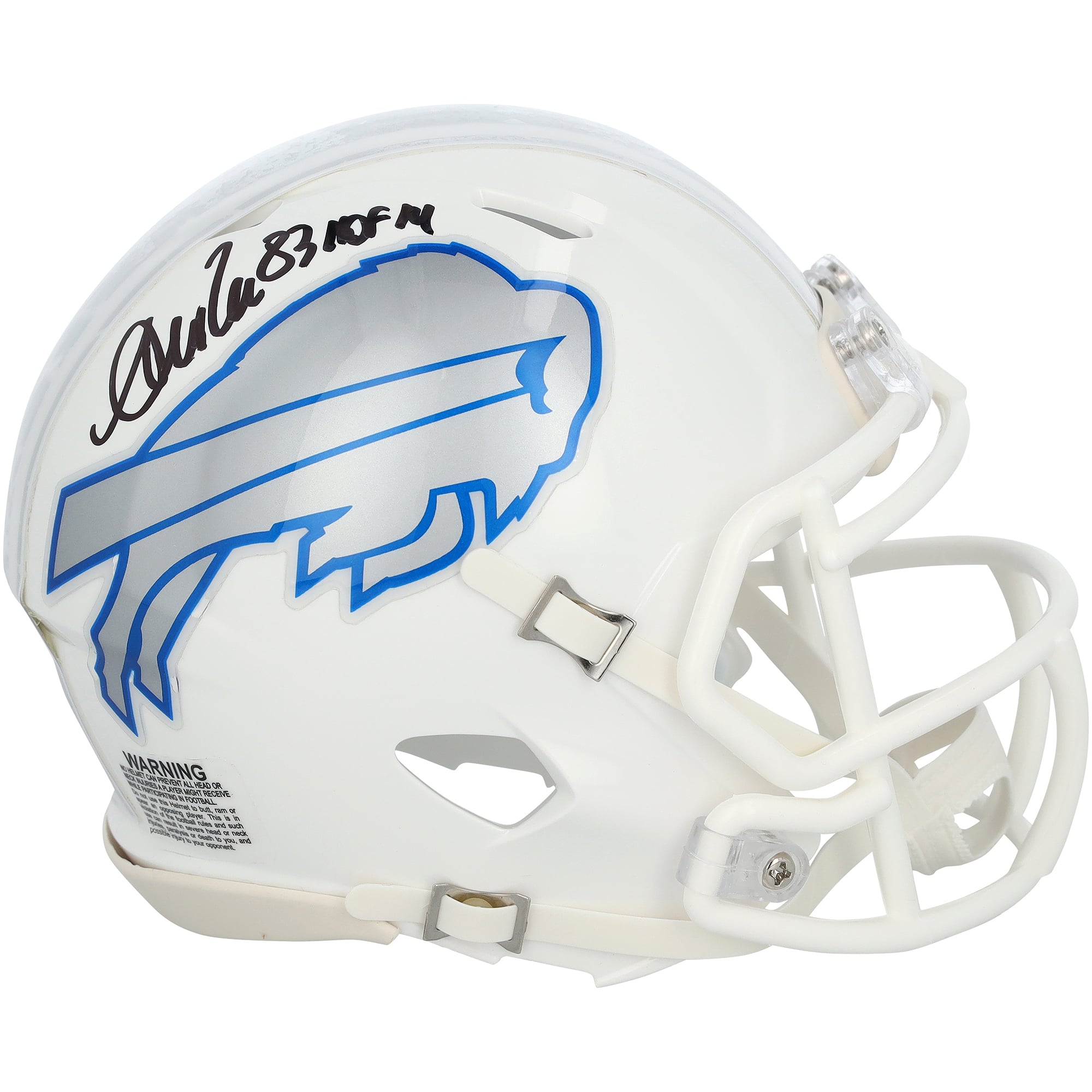 Andre Reed Buffalo Bills Autographed Riddell Rivalry Speed Mini Helmet with "HOF 14" Inscription