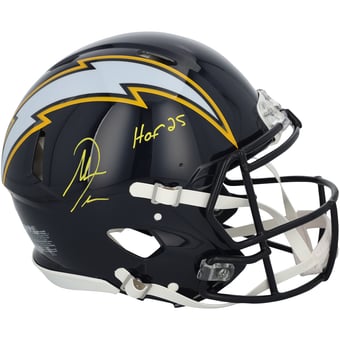 Antonio Gates Los Angeles Chargers Autographed Riddell 2025 Alternate Speed Authentic Helmet with "HOF 25" Inscription