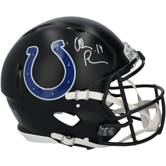Alec Pierce Indianapolis Colts Autographed Riddell 2023 Alternate Speed Authentic Helmet