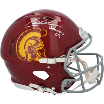 Carson Palmer USC Trojans Autographed Riddell Speed Authentic Helmet with "Heisman 02" Inscription