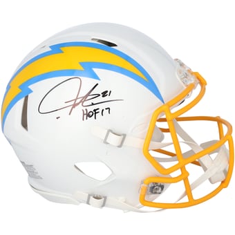 LaDainian Tomlinson San Diego Chargers Autographed Riddell 2020 Speed Authentic Helmet with "HOF 17" Inscription