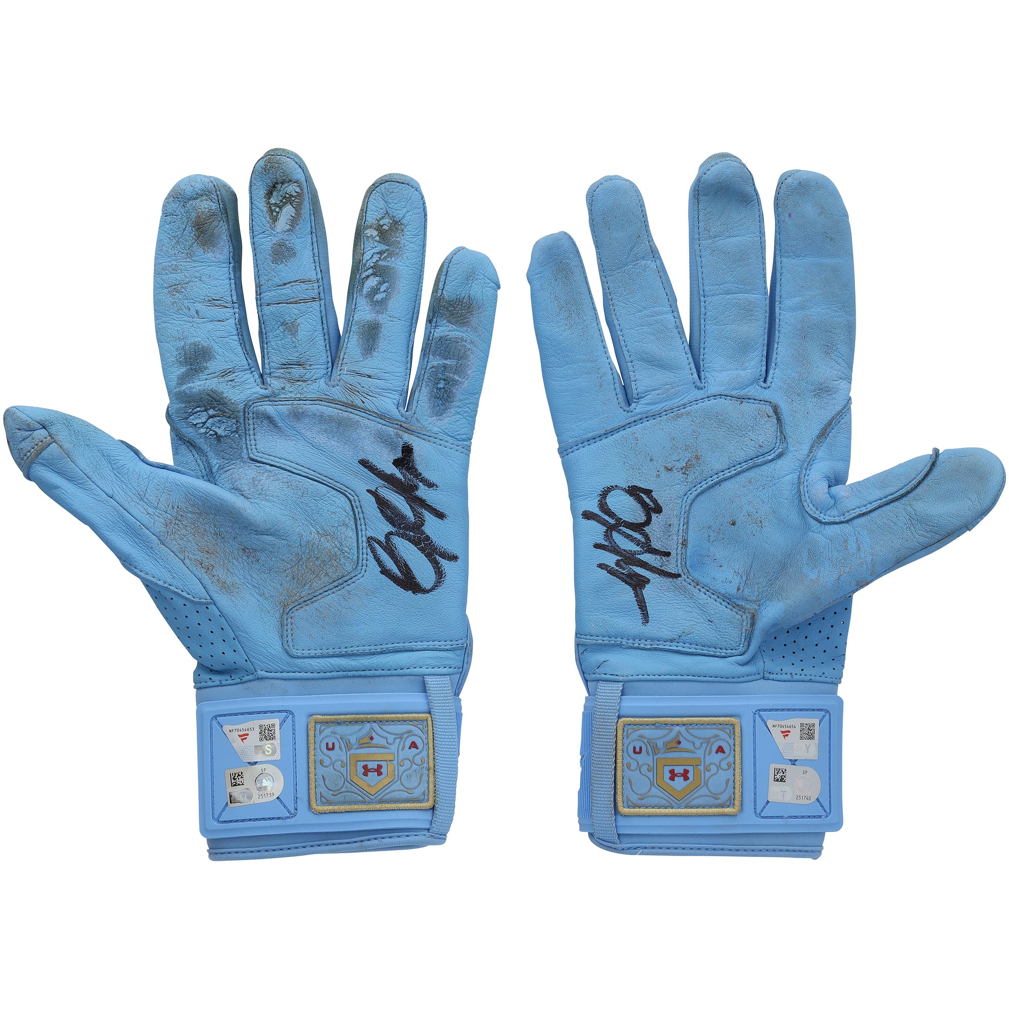 Bryce Harper Philadelphia Phillies Autographed Game-Used Under Armour Batting Gloves from the 2026 MLB Season
