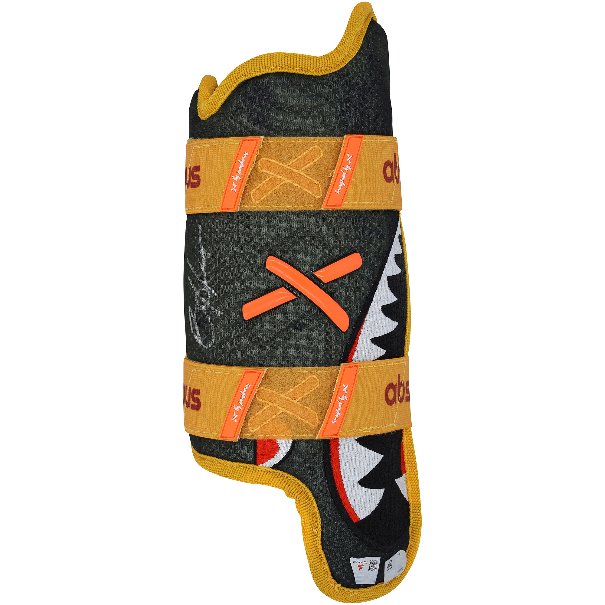 Bryce Harper Philadelphia Phillies Autographed Game-Used Green Absolutely Ridiculous Leg Guard from the 2026 MLB Season - NF70454705