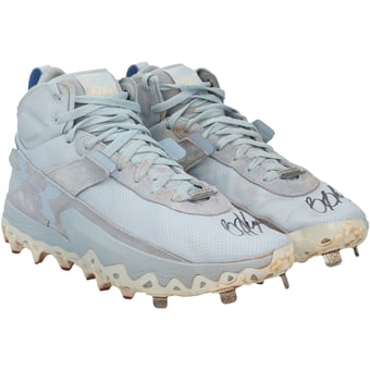 Bryce Harper Philadelphia Phillies Autographed Game-Used Under Armour Cleats from the 2026 MLB Season