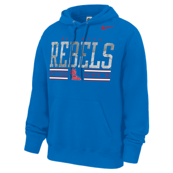 Men's Nike Powder Blue Ole Miss Rebels x Realtree Club Fleece Hoodie