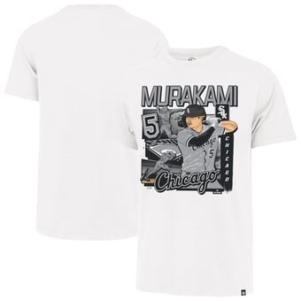 Men's '47 Munetaka Murakami White Chicago White Sox Big & Tall Caricature T-Shirt