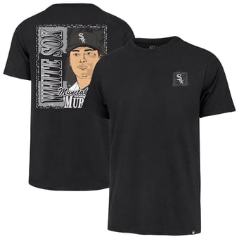 Men's '47 Munetaka Murakami Black Chicago White Sox Two-Sided Graphic T-Shirt