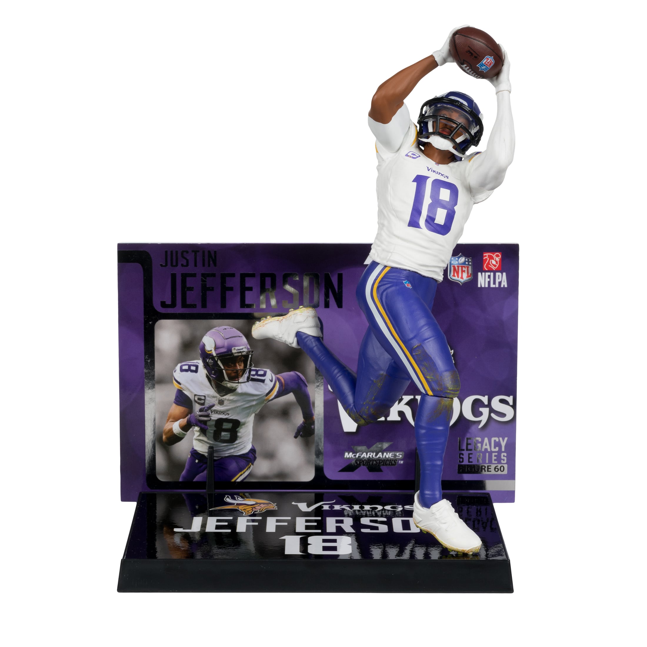 McFarlane Toys Justin Jefferson Minnesota Vikings 7" Player Figurine