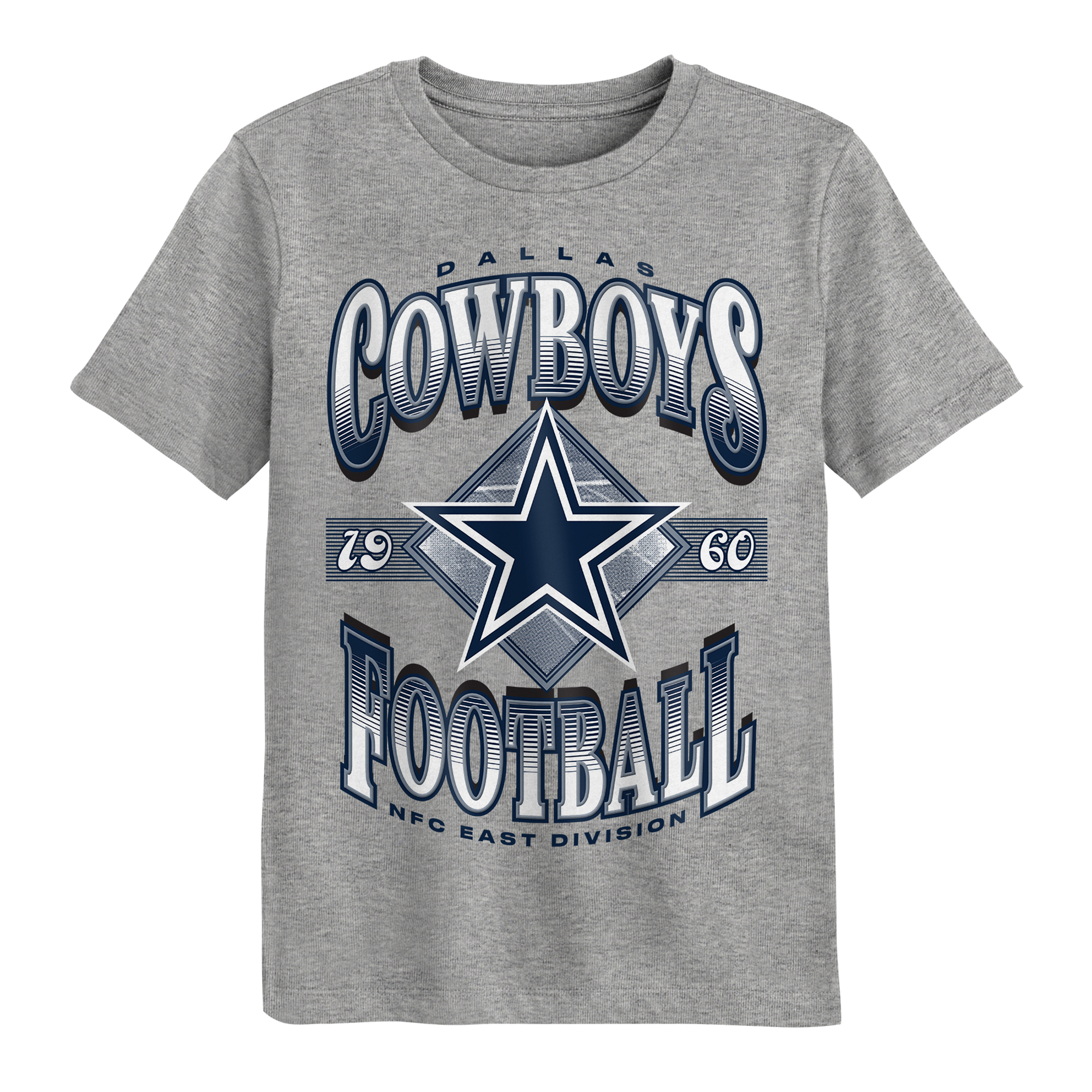 Preschool Outerstuff Gray Dallas Cowboys NFL Of Days Past T-Shirt