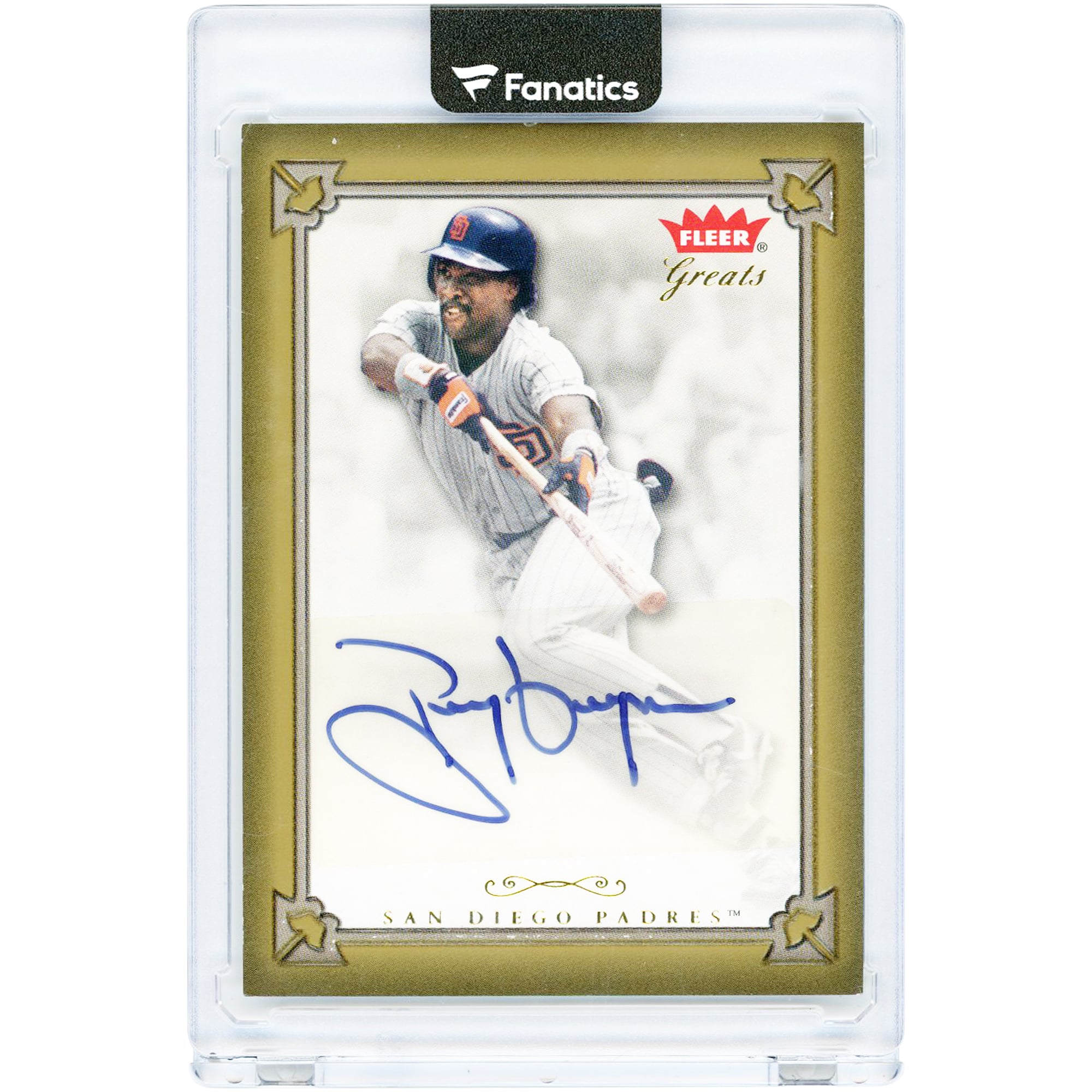 Tony Gwynn San Diego Padres Autographed 2004 Fleer Greats #GBA-TG Card