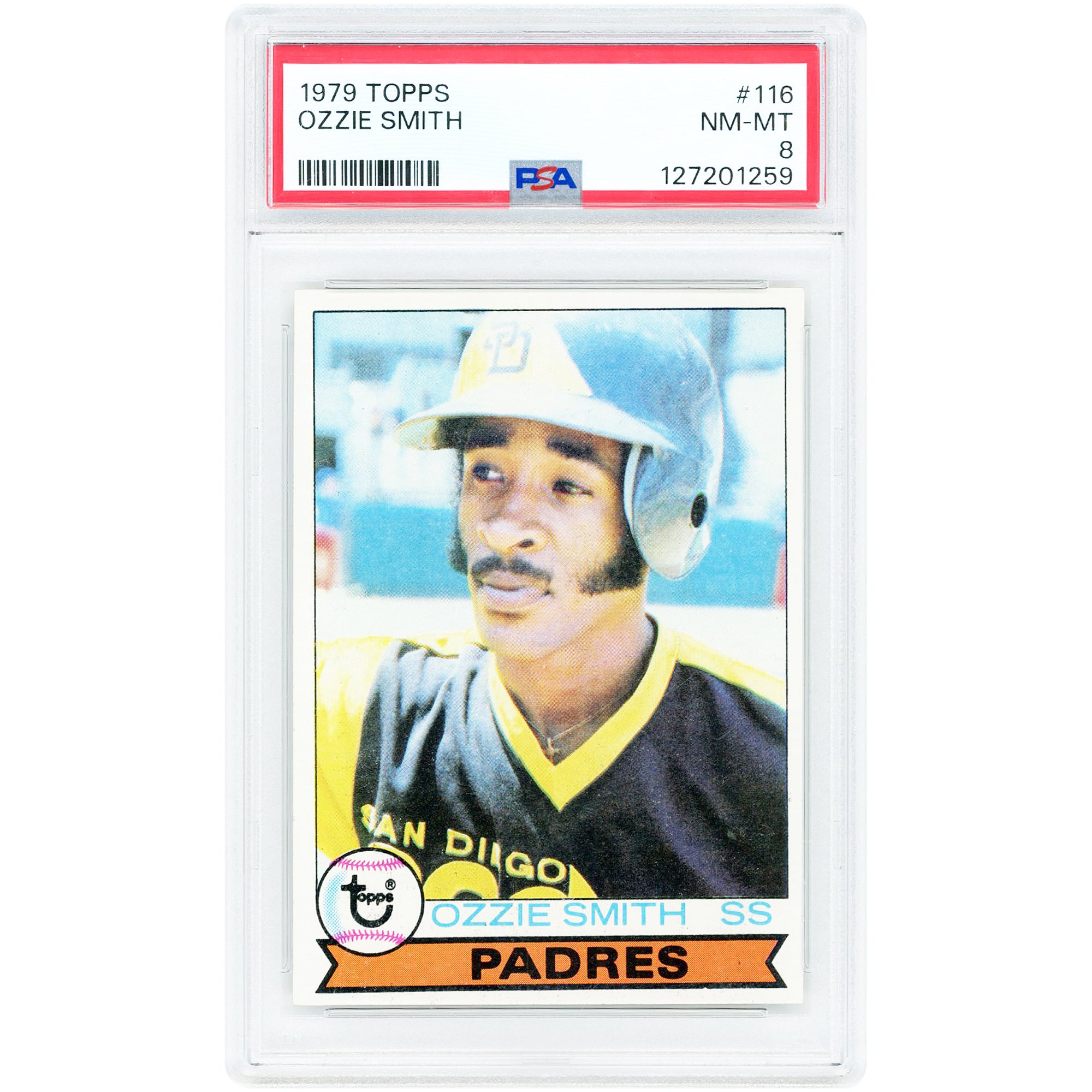 Ozzie Smith San Diego Padres 1979 Topps #116 PSA Authenticated 8 Rookie Card