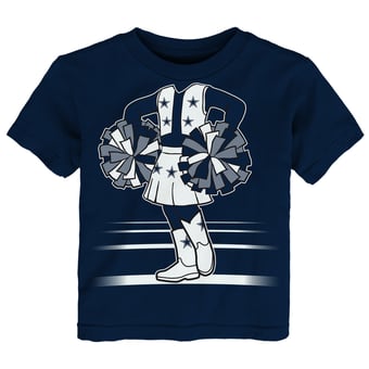 Girls Toddler Outerstuff  Navy Dallas Cowboys Game Fit T-Shirt