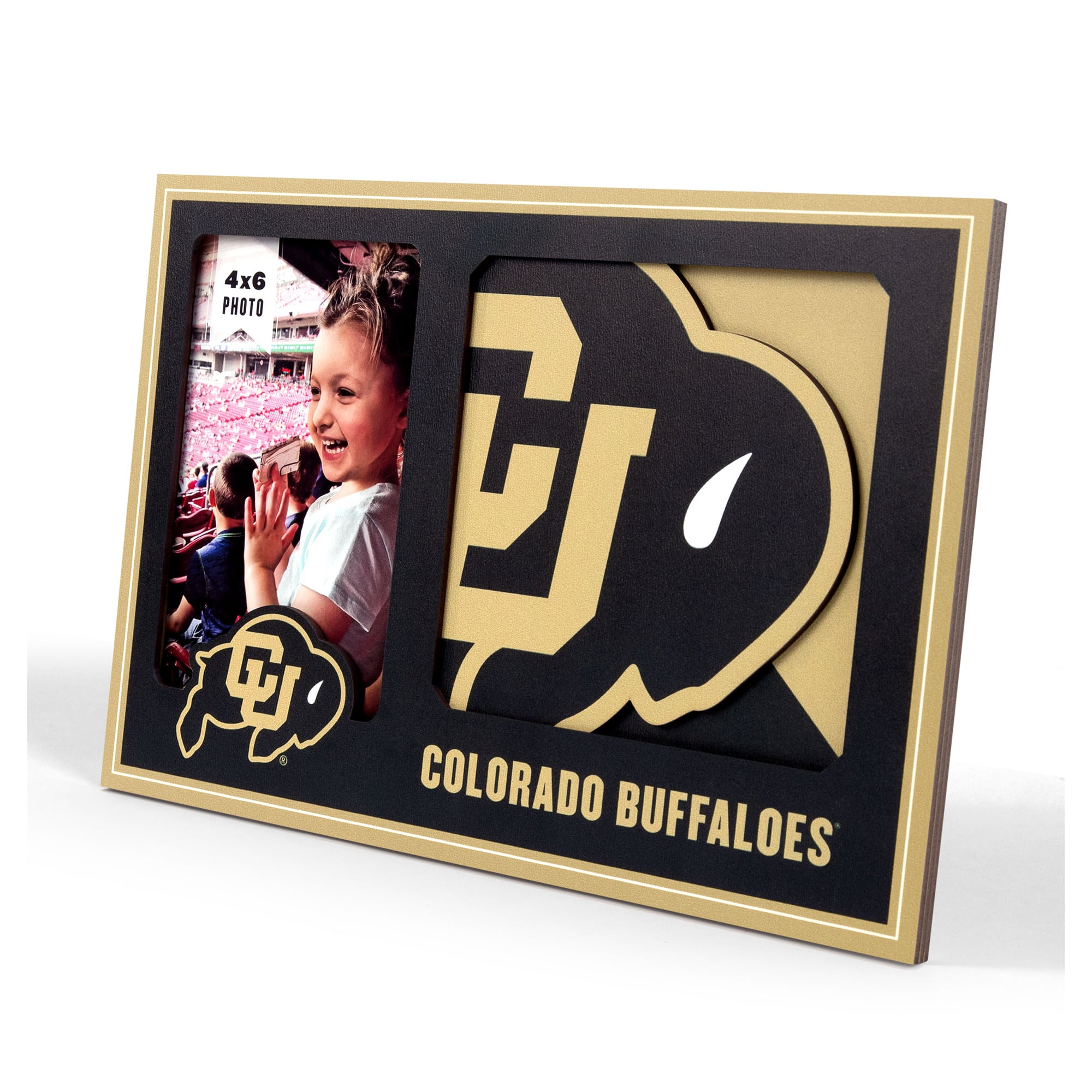 IDNA Colorado Buffaloes 3D Logo Series Picture Frame