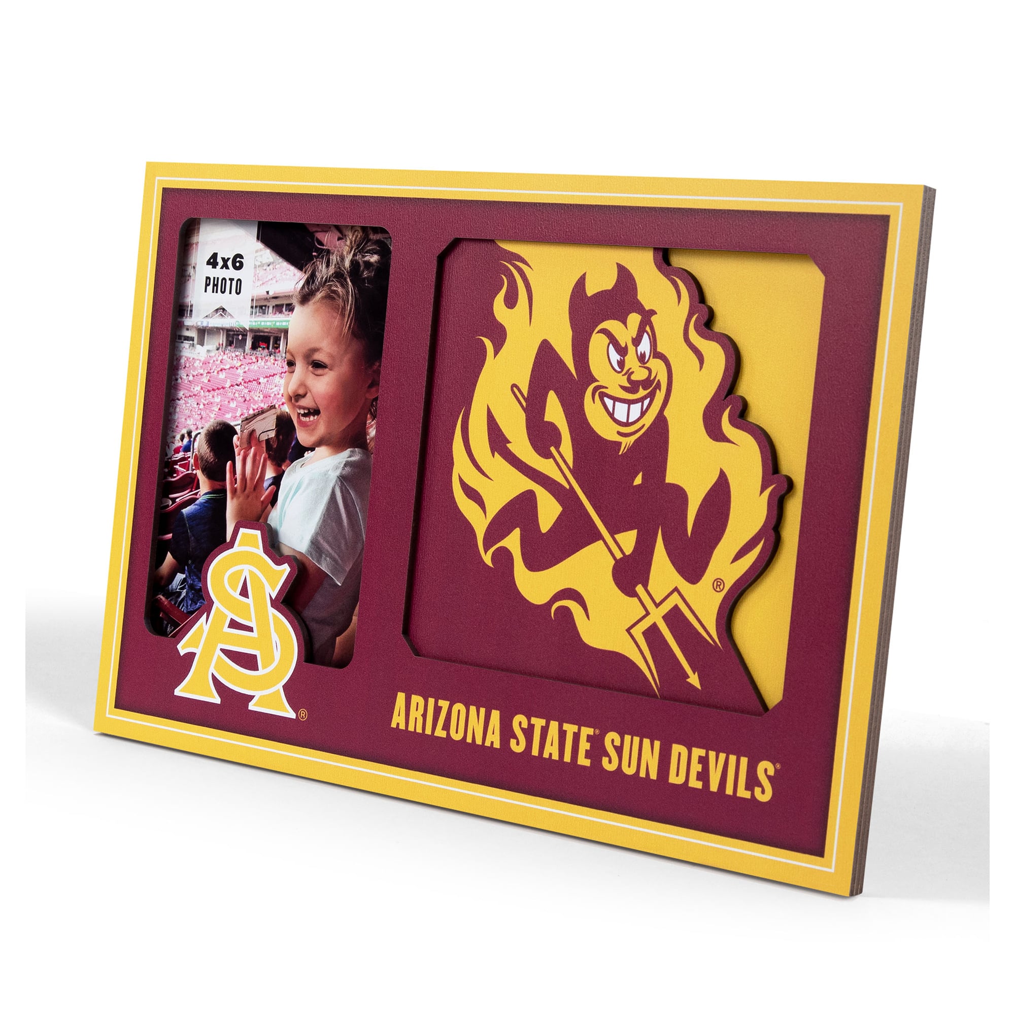 IDNA Arizona State Sun Devils 3D Logo Series Picture Frame