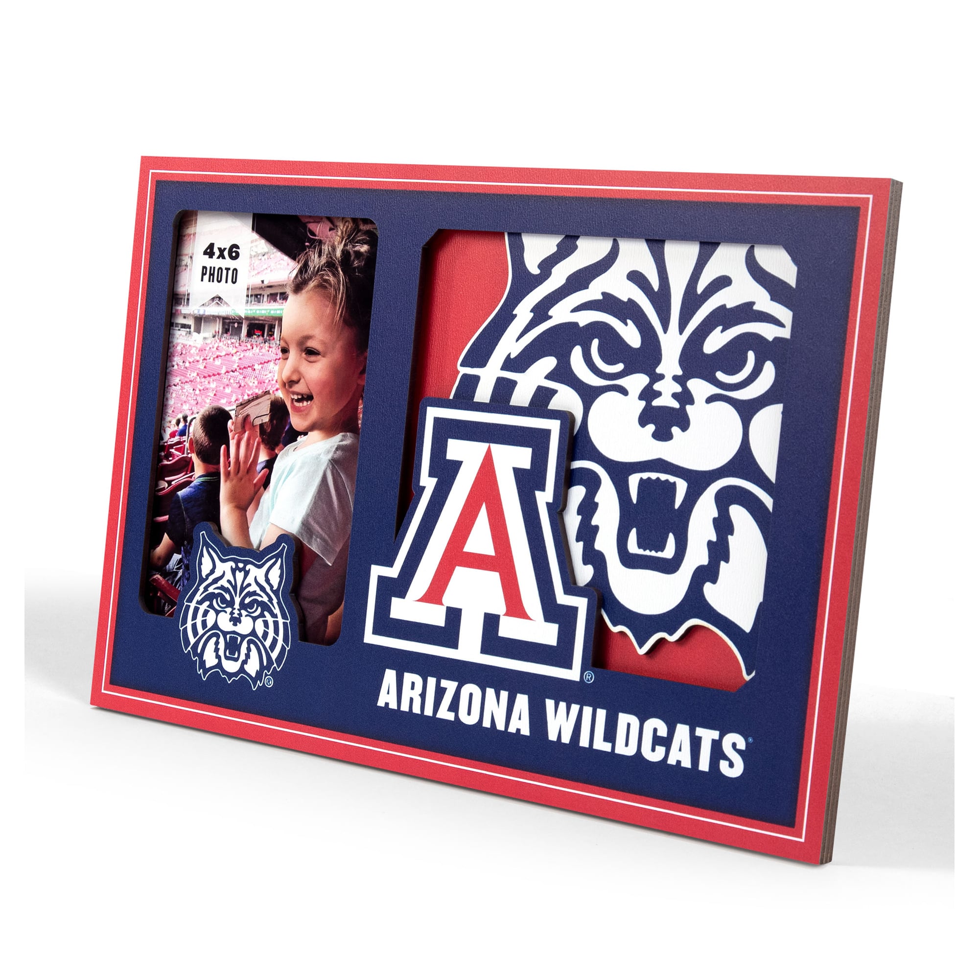 IDNA Arizona Wildcats 3D Logo Series Picture Frame