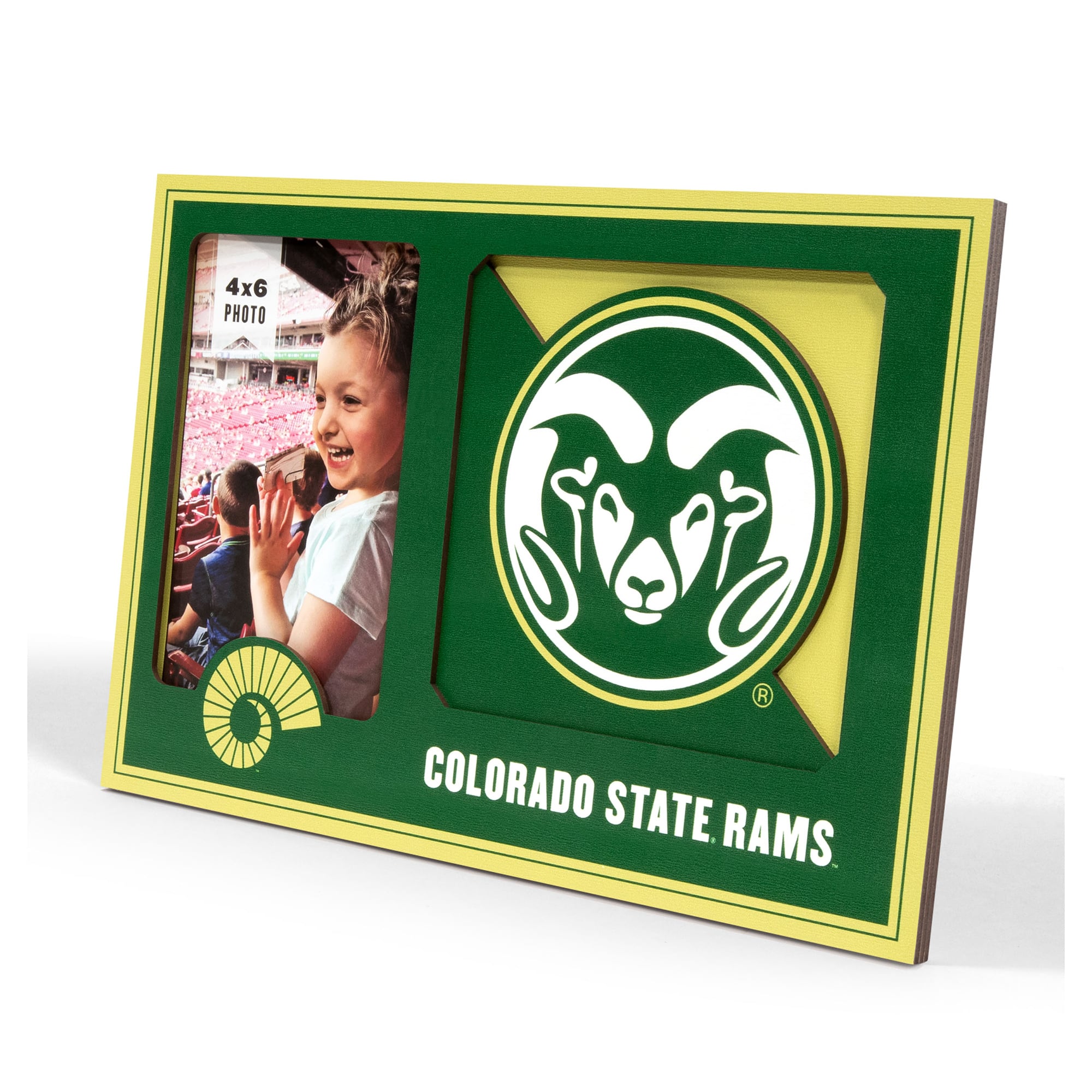 IDNA Colorado State Rams 3D Logo Series Picture Frame
