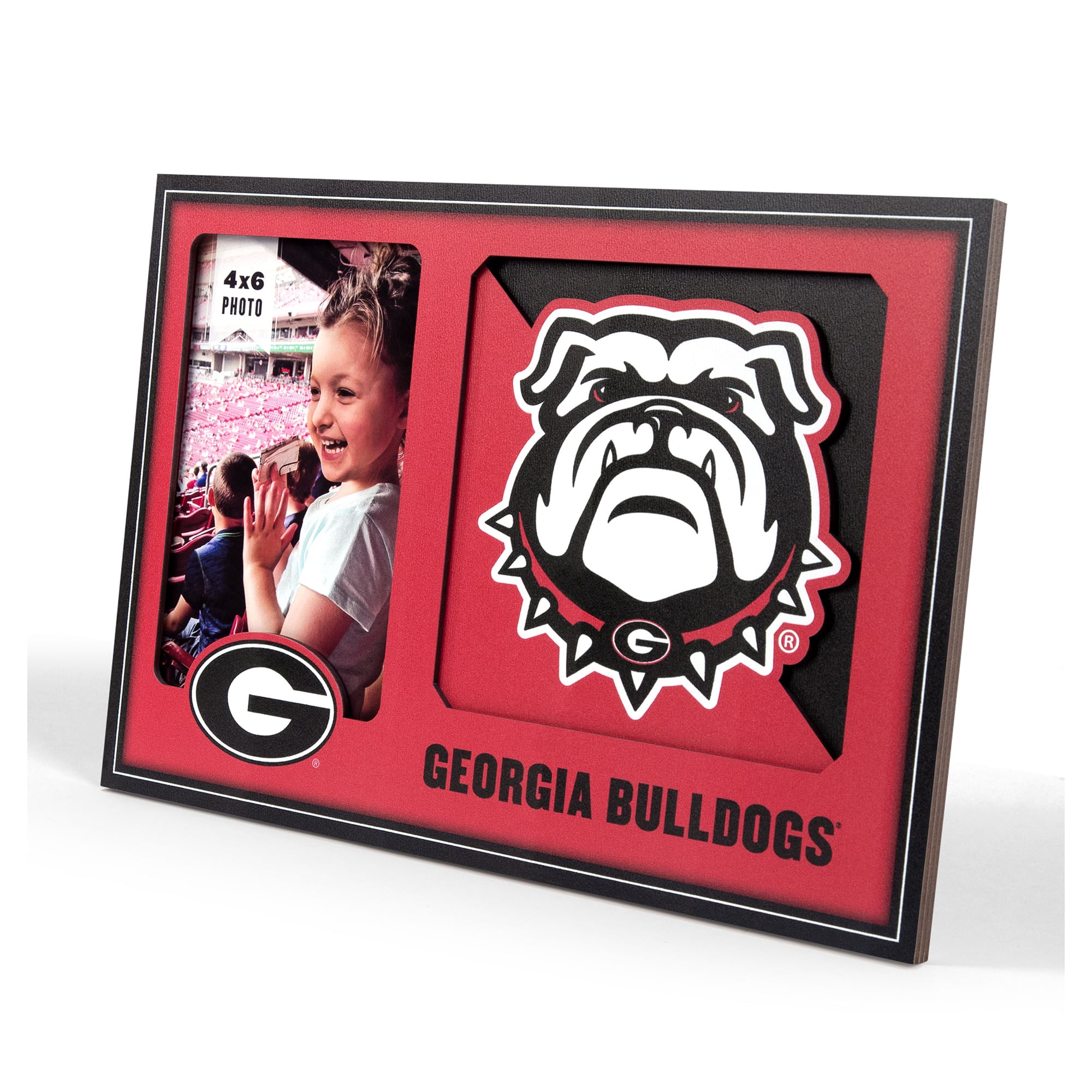 IDNA Georgia Bulldogs 3D Logo Series Picture Frame