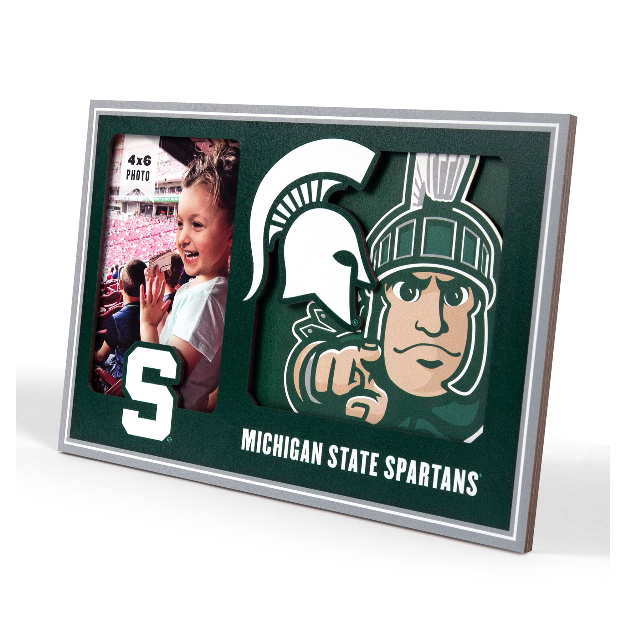 IDNA Michigan State Spartans 3D Logo Series Picture Frame