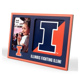 IDNA Illinois Fighting Illini 3D Logo Series Picture Frame