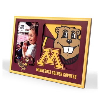 IDNA Minnesota Golden Gophers 3D Logo Series Picture Frame