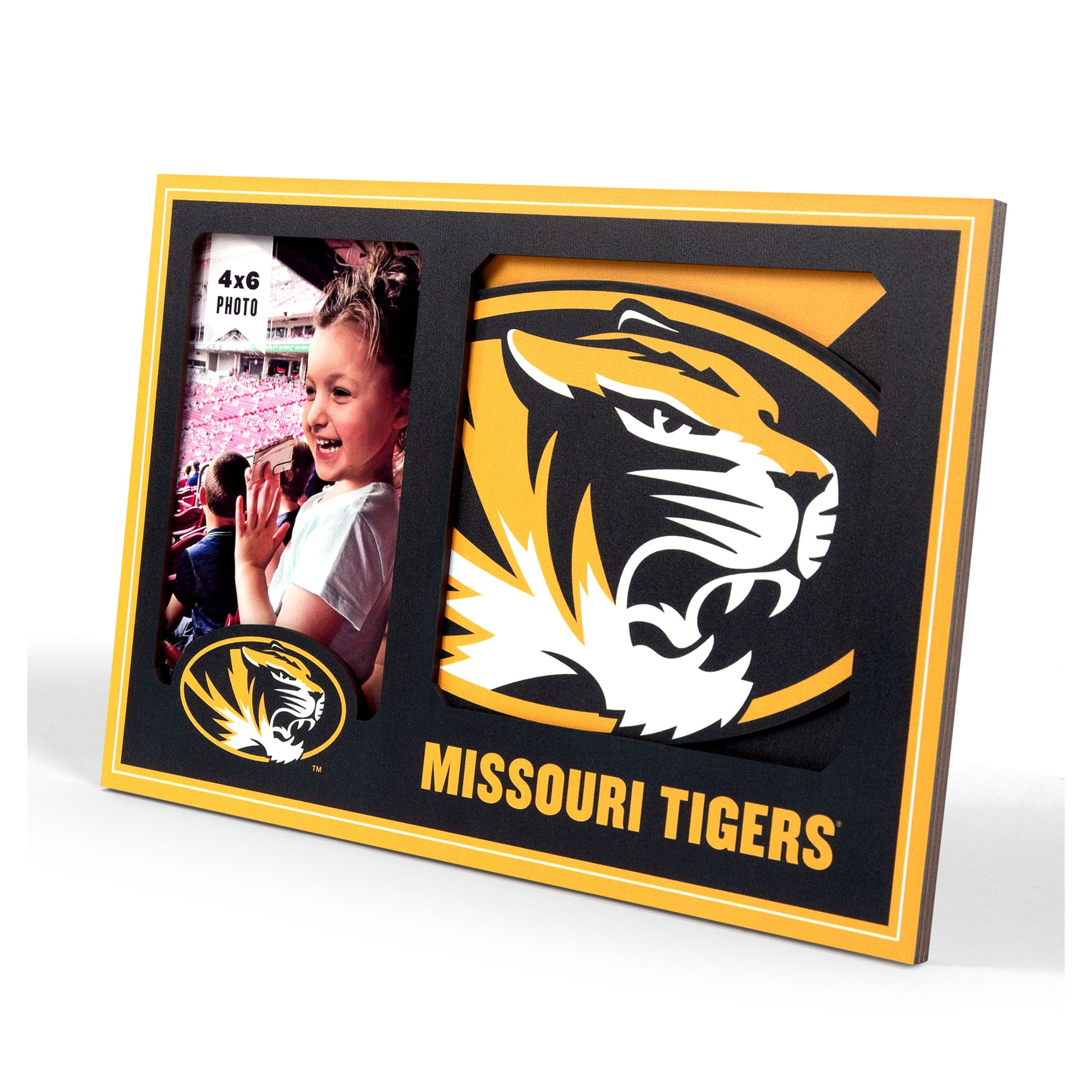IDNA Missouri Tigers 3D Logo Series Picture Frame
