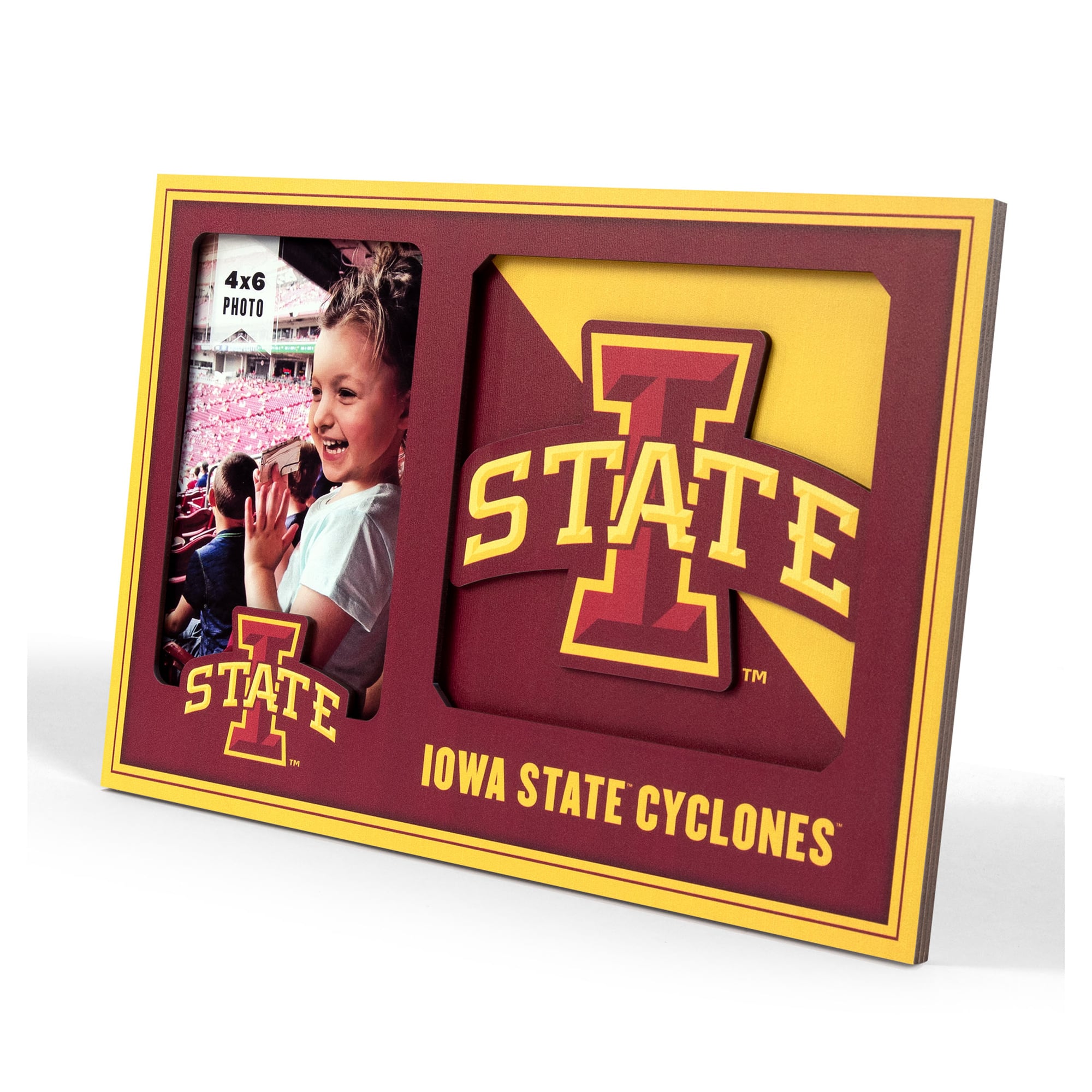 IDNA Iowa State Cyclones 3D Logo Series Picture Frame