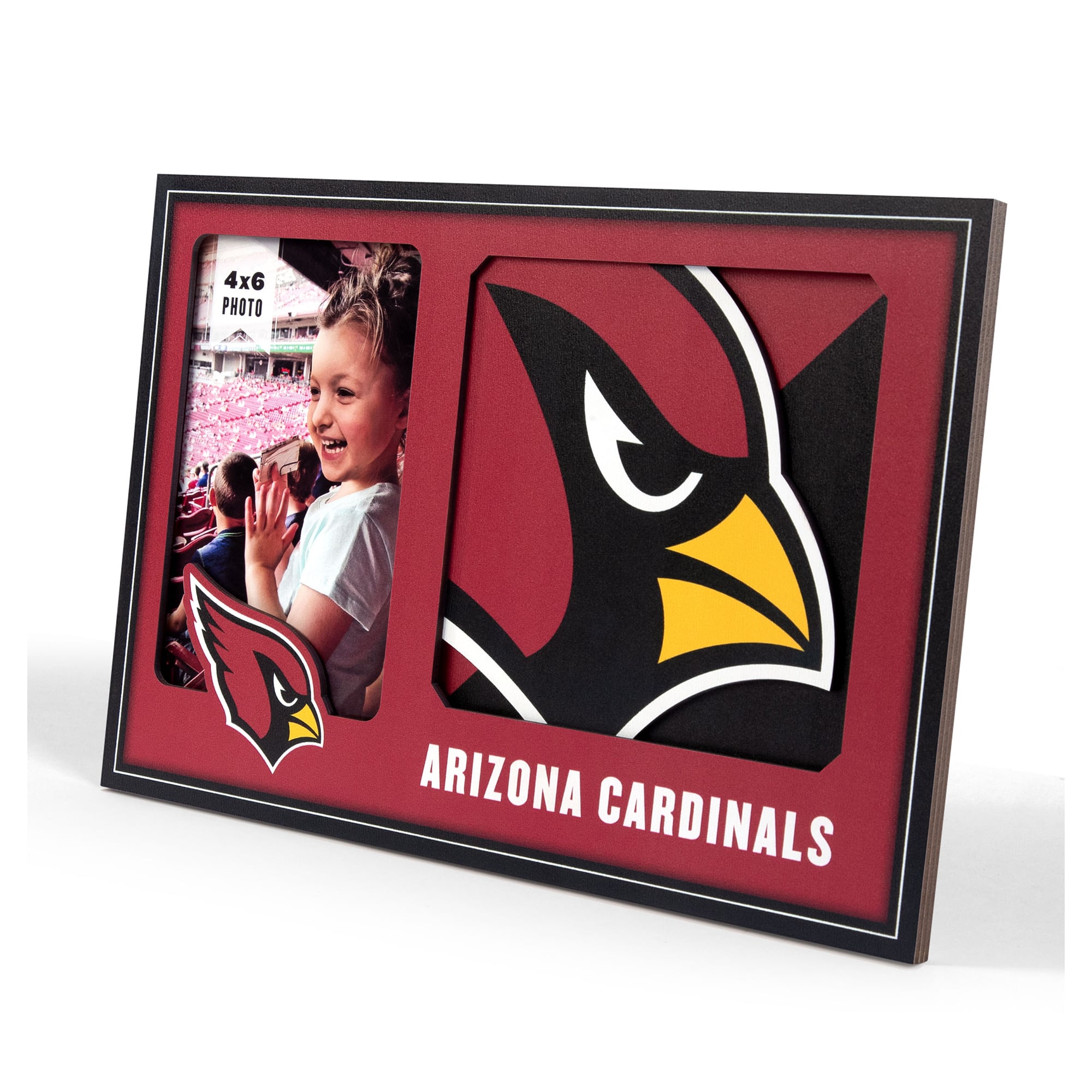 IDNA Arizona Cardinals 3D Logo Series Picture Frame