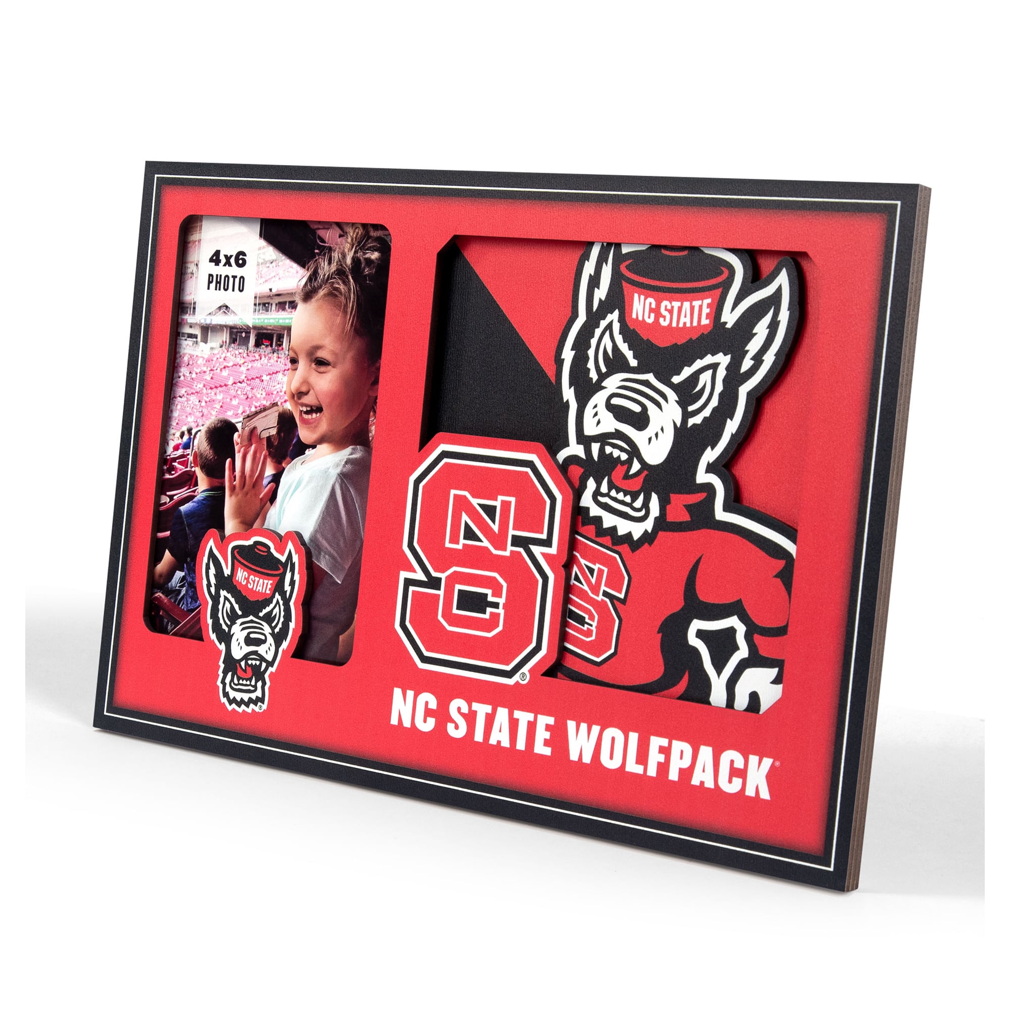 IDNA NC State Wolfpack 3D Logo Series Picture Frame