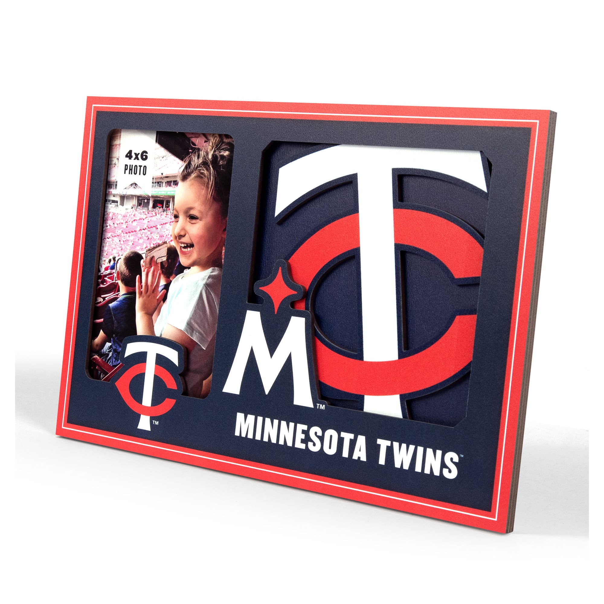 IDNA Minnesota Twins 3D Logo Series Picture Frame