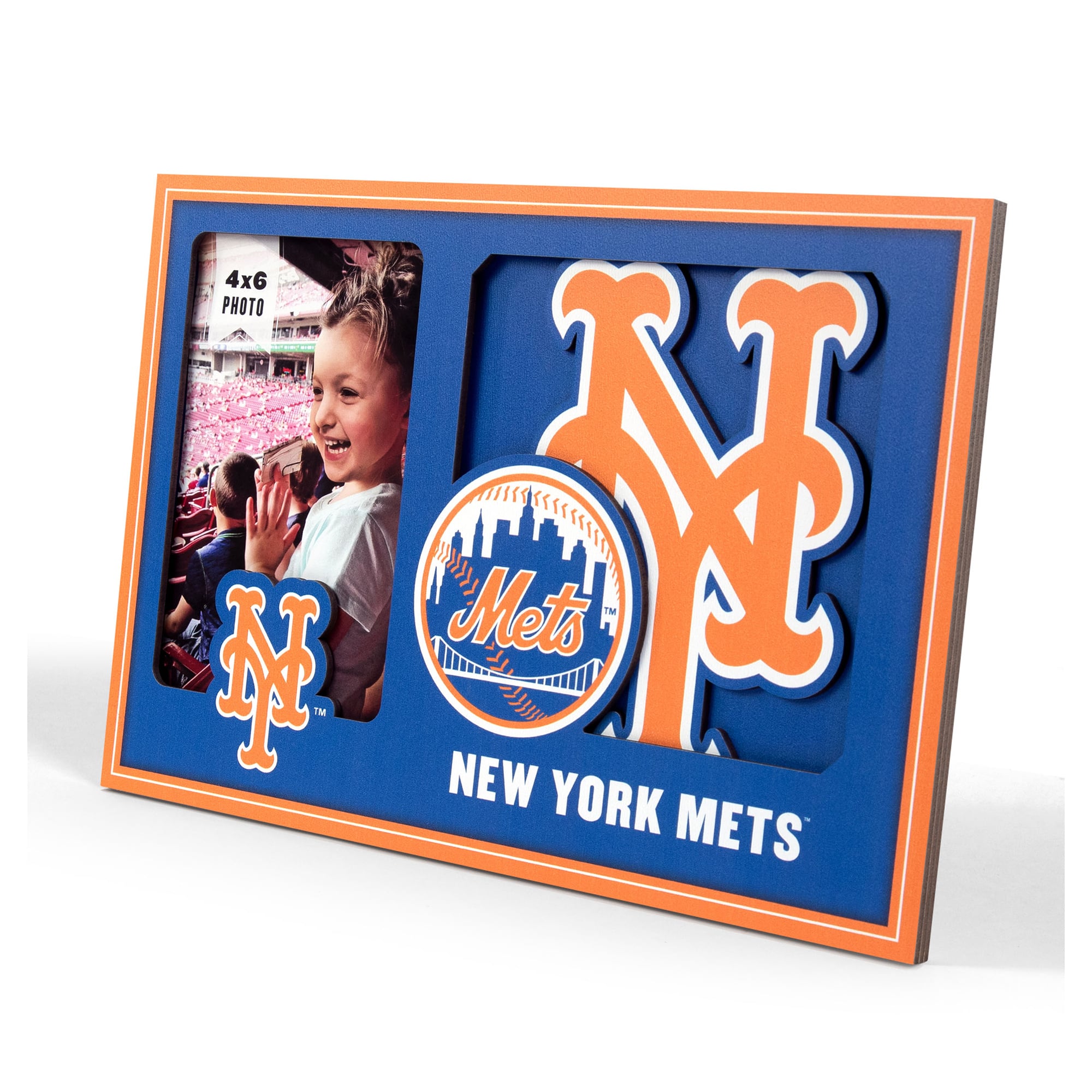 IDNA New York Mets 3D Logo Series Picture Frame