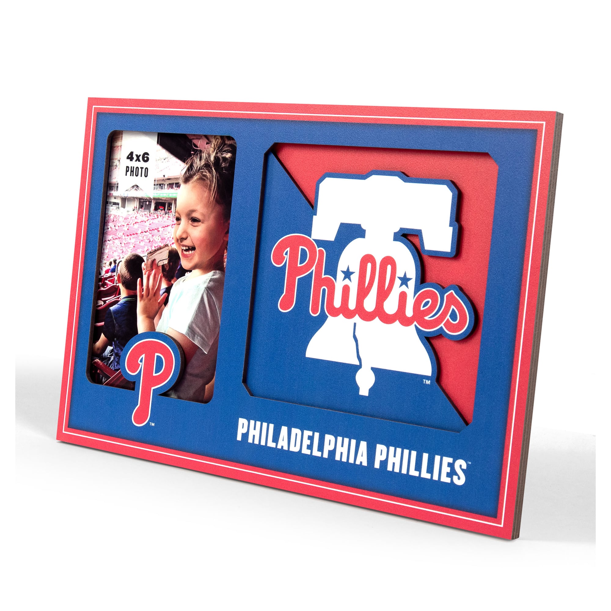 IDNA Philadelphia Phillies 3D Logo Series Picture Frame