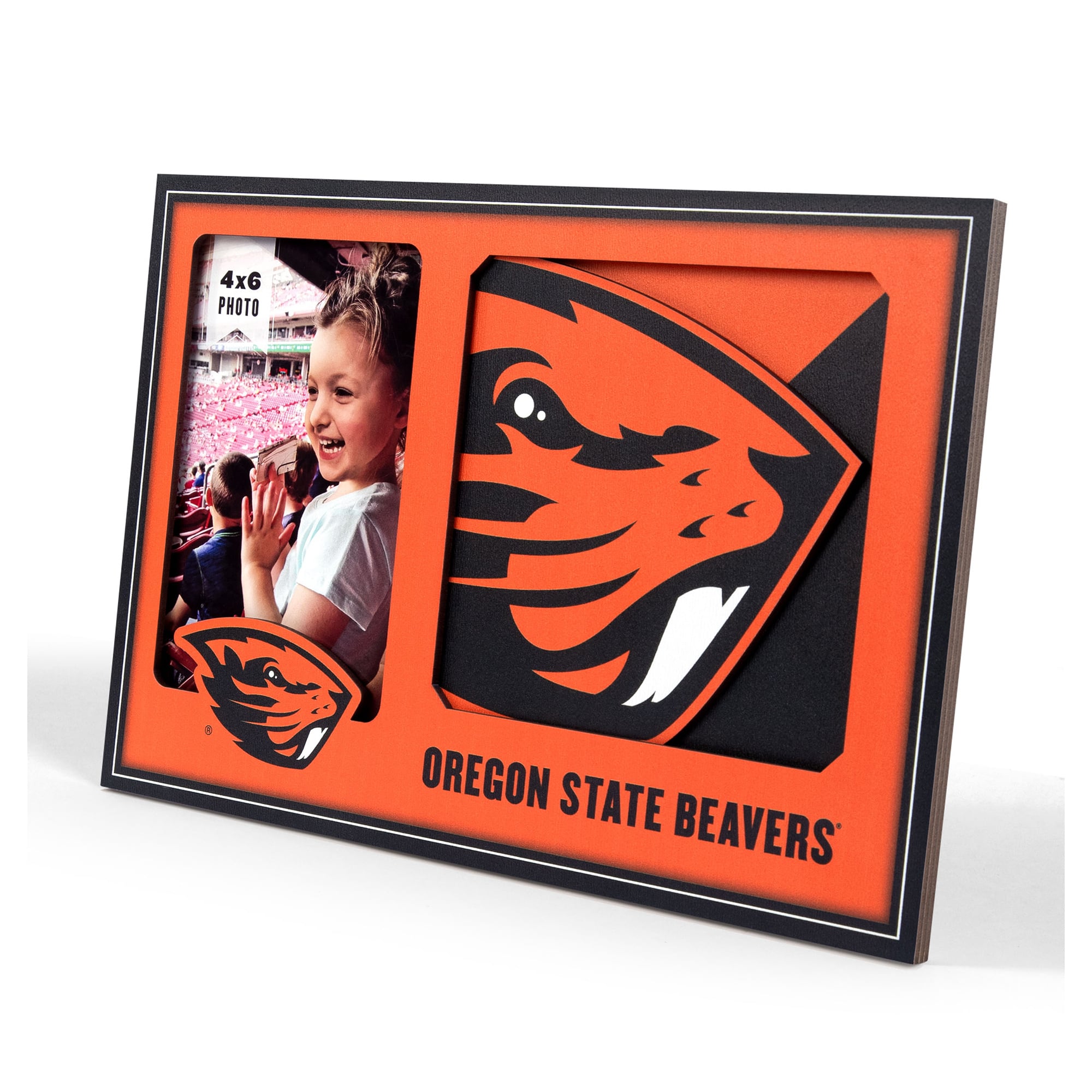 IDNA Oregon State Beavers 3D Logo Series Picture Frame