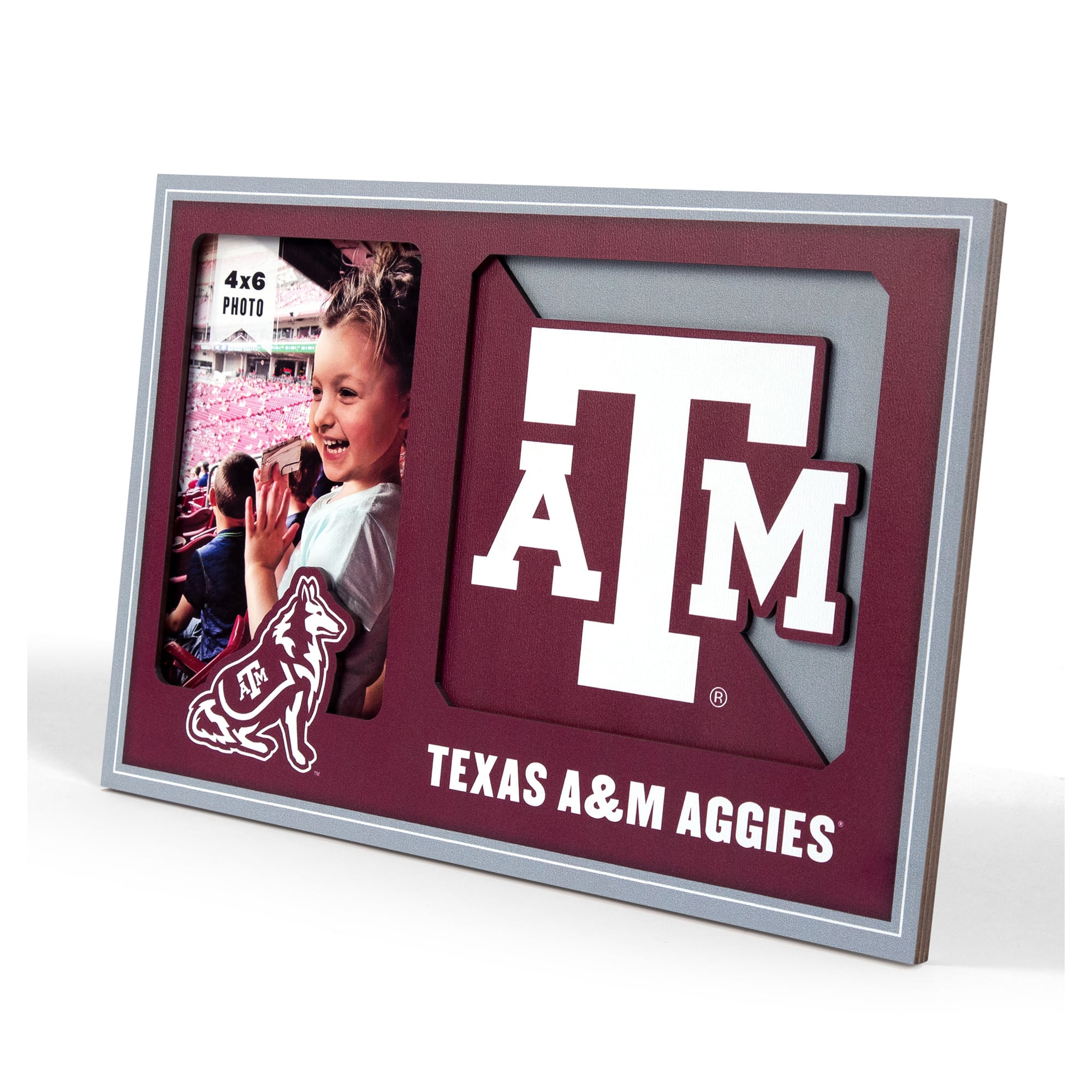 IDNA Texas A&M Aggies 3D Logo Series Picture Frame