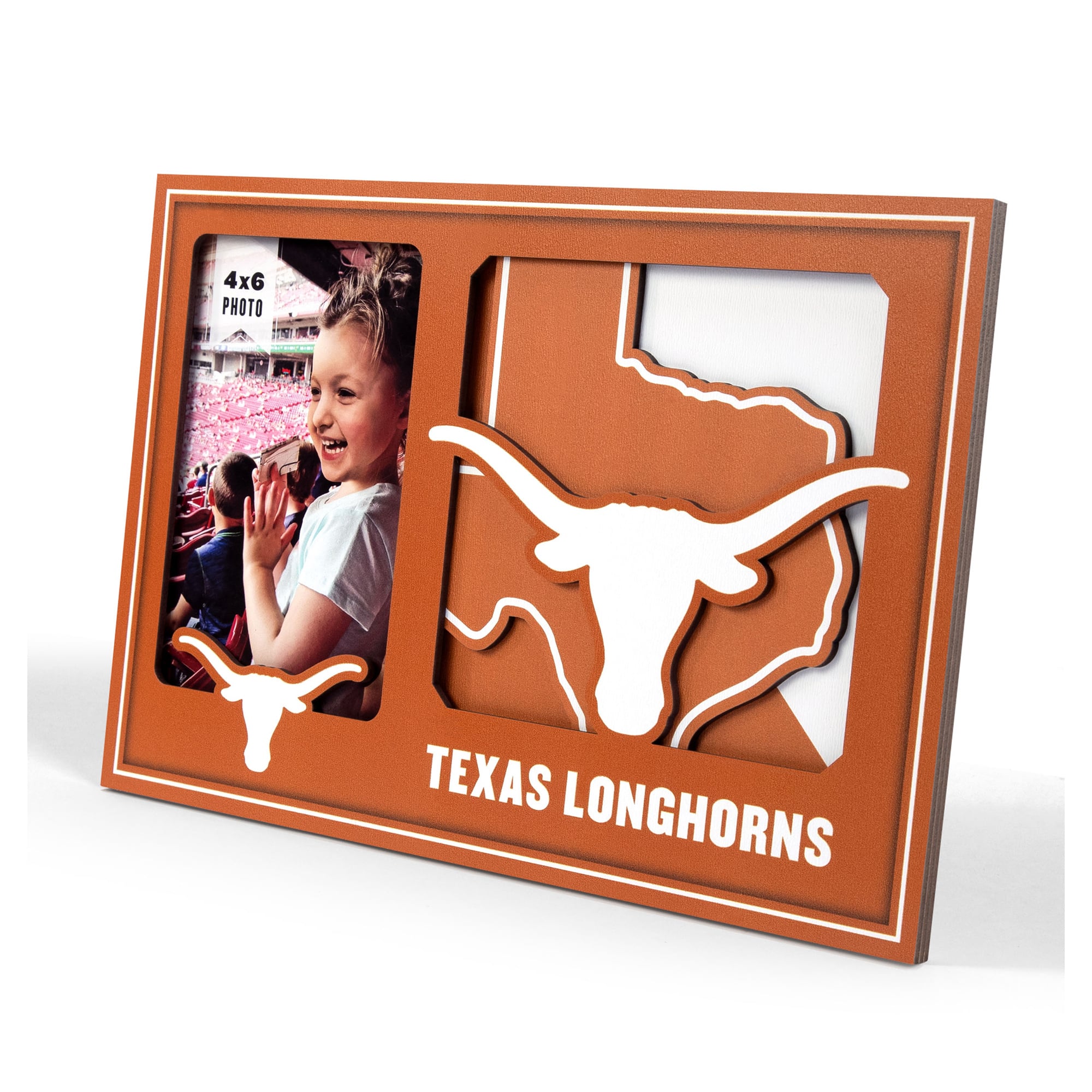 IDNA Texas Longhorns 3D Logo Series Picture Frame